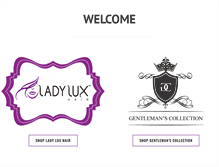 Tablet Screenshot of ladyluxhair.com